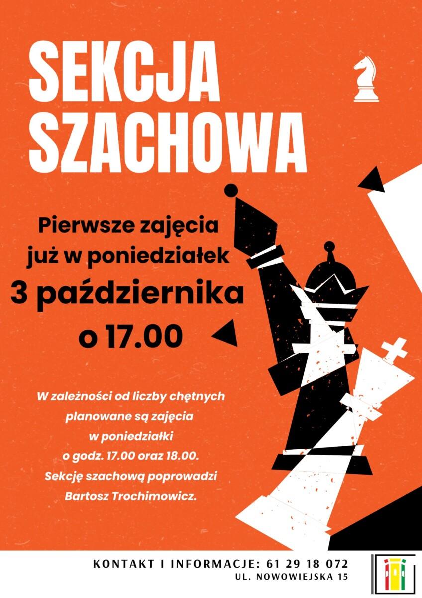 Sekcja Szachowa - plakat