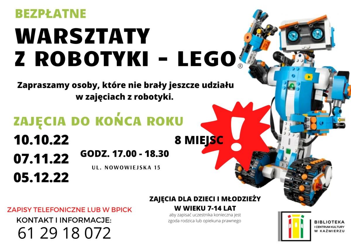 WARSZTATY Z ROBOTYKI - LEGO plakat