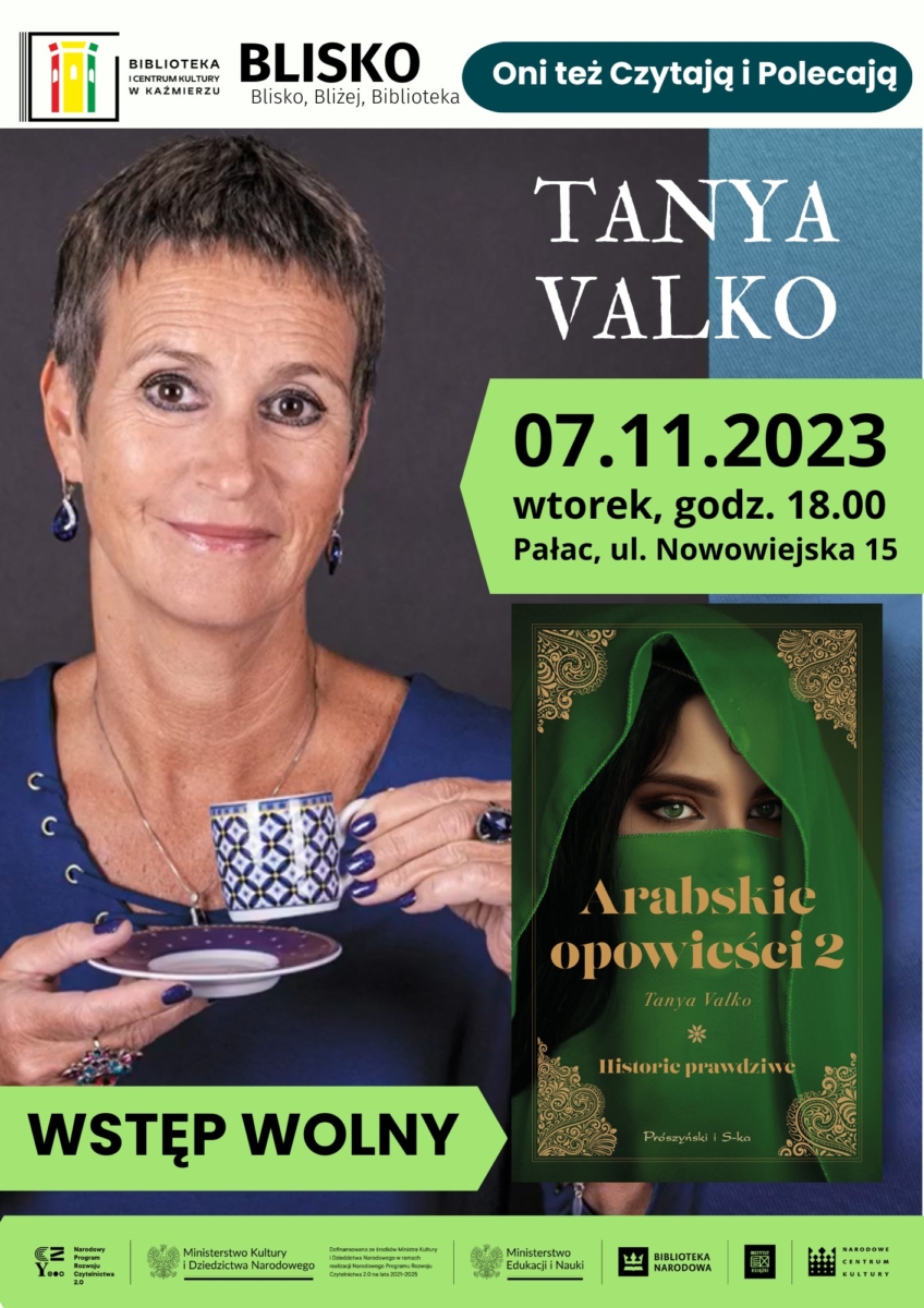 Spotkanie z pisarką Tanyą Valko