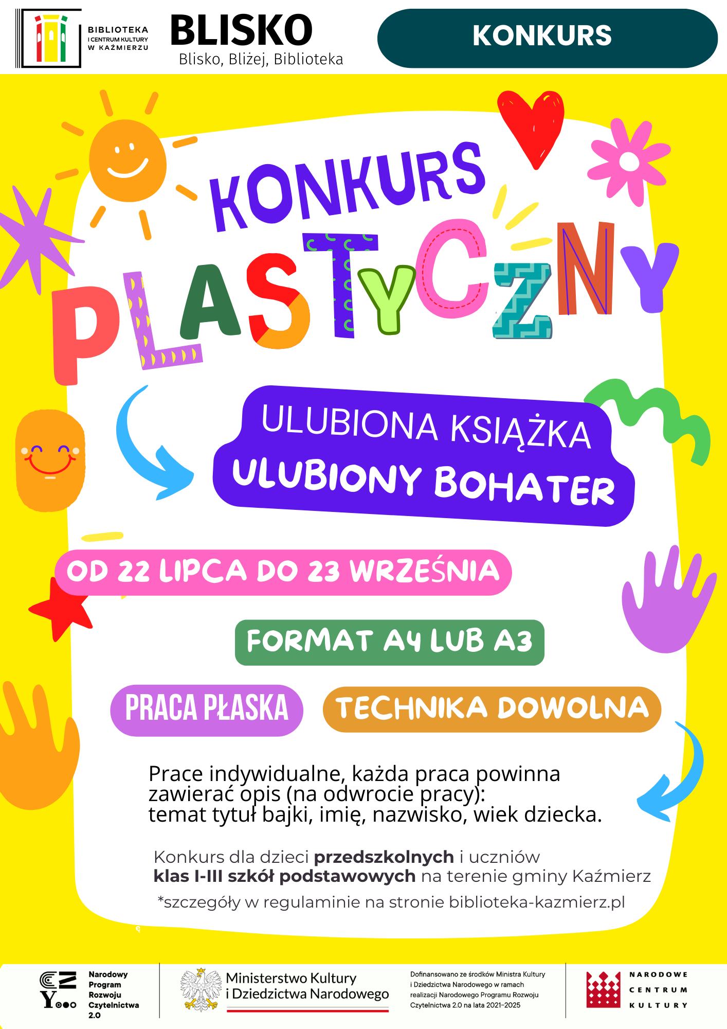 Wyniki konkursu plastycznego „Blisko, Bliżej, Biblioteka”