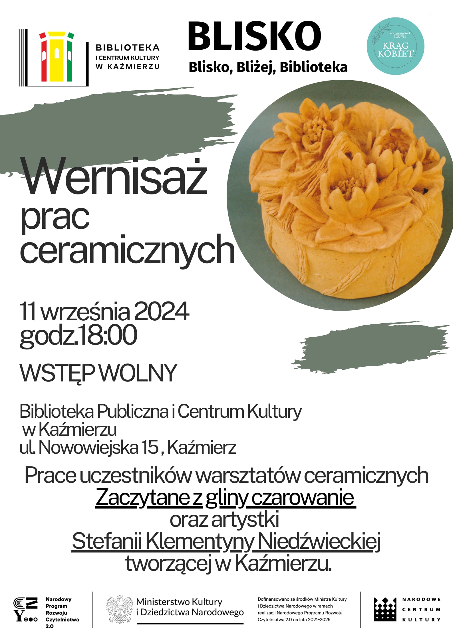 Zaczytane z gliny czarowanie – wystawa