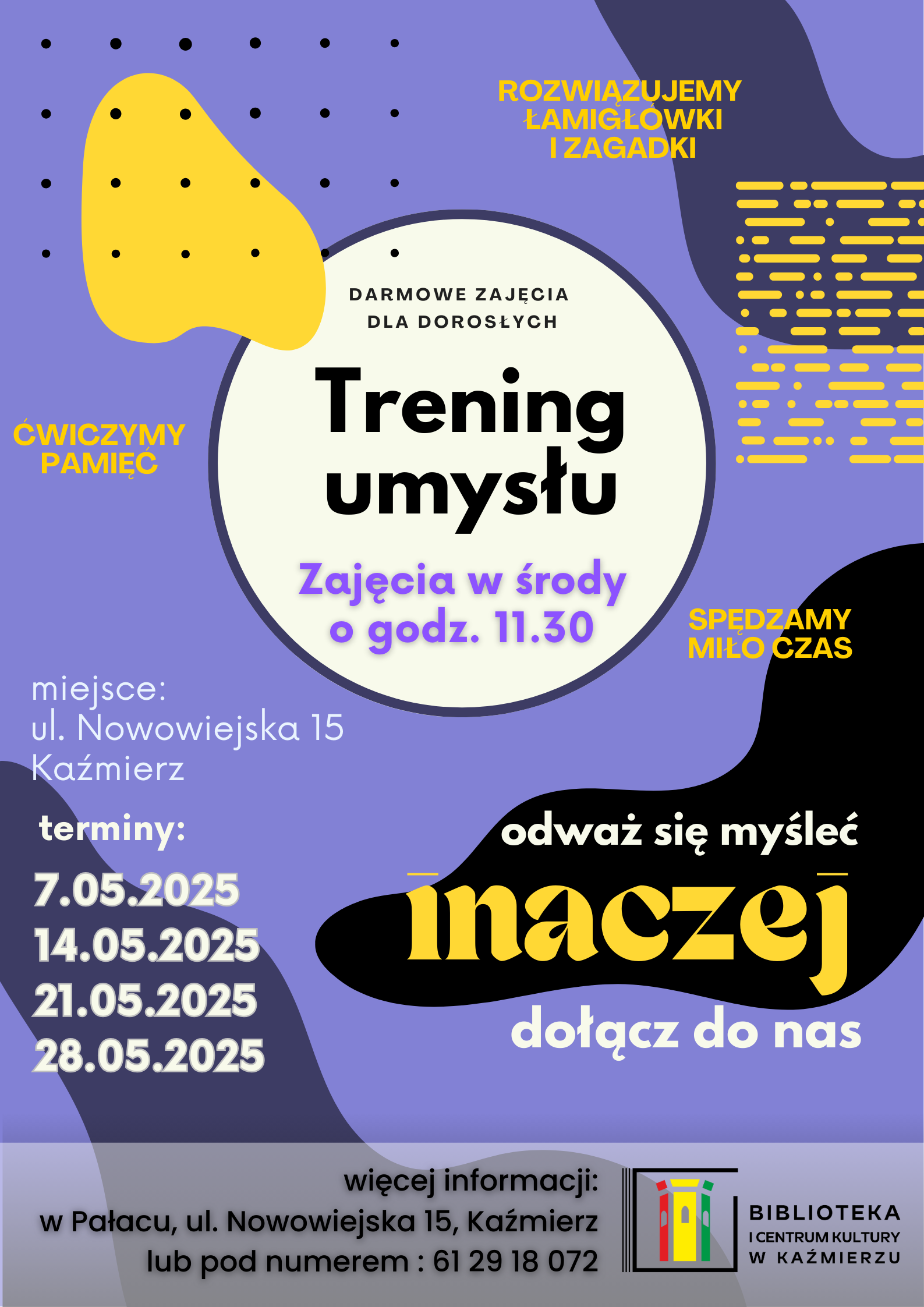 Ćwiczenia pamięci i kreatywnego myślenia