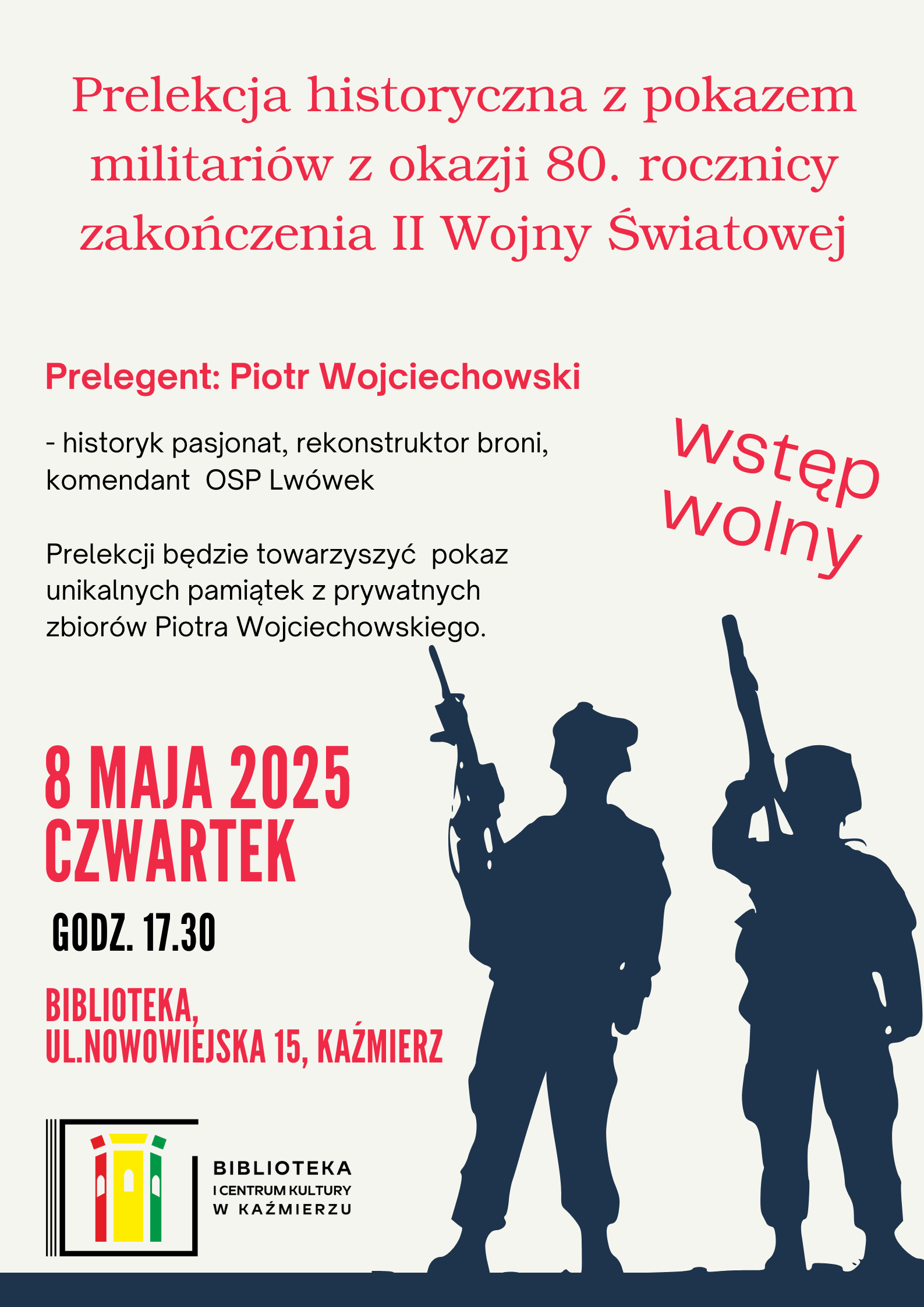 Prelekcja historyczna z pokazem militariów