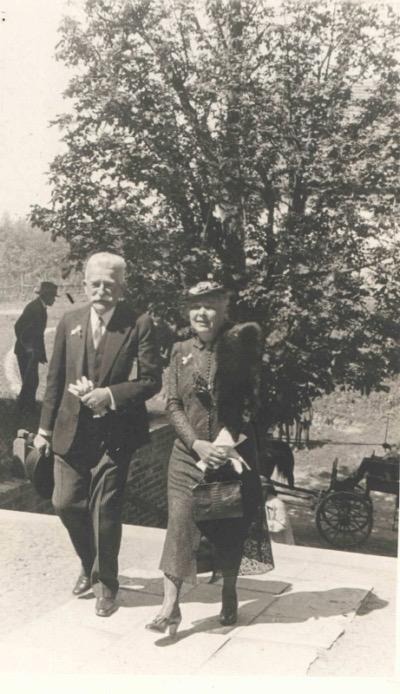 Wanda i Stanisław Niegolewscy stare zdjęcie - mężczyzna i kobieta