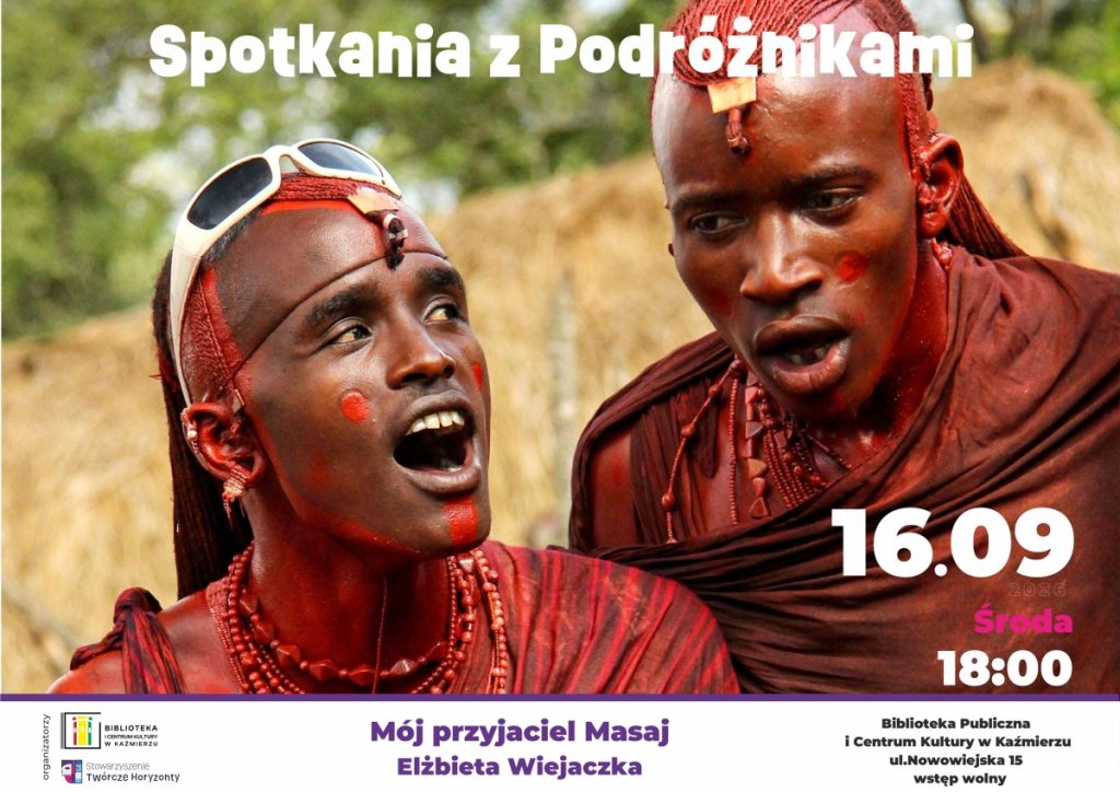 Ela Wiejaczka 
16 września 2026 / środa / godz. 18:00 
Biblioteka Publiczna i Centrum Kultury / ul. Nowowiejska 15 
wstęp wolny 