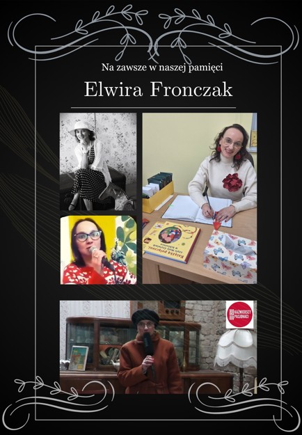 zdjęcia przedstawiające Elwirę Fronczak