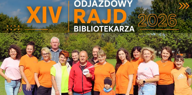 14 osób na powietrzu
XIV odjazdowy rajd  bibliotekarza