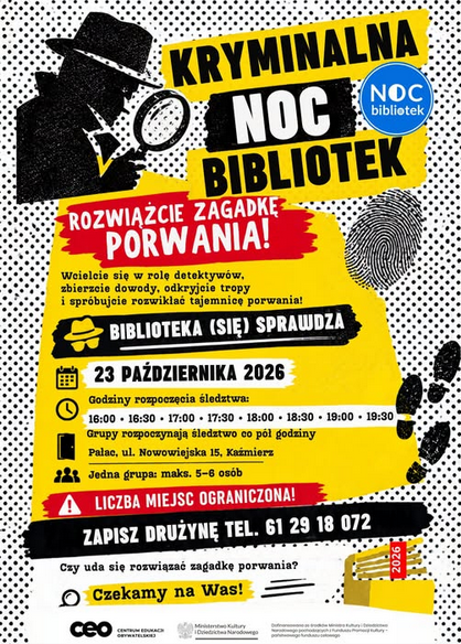 Noc Bibliotek 2026